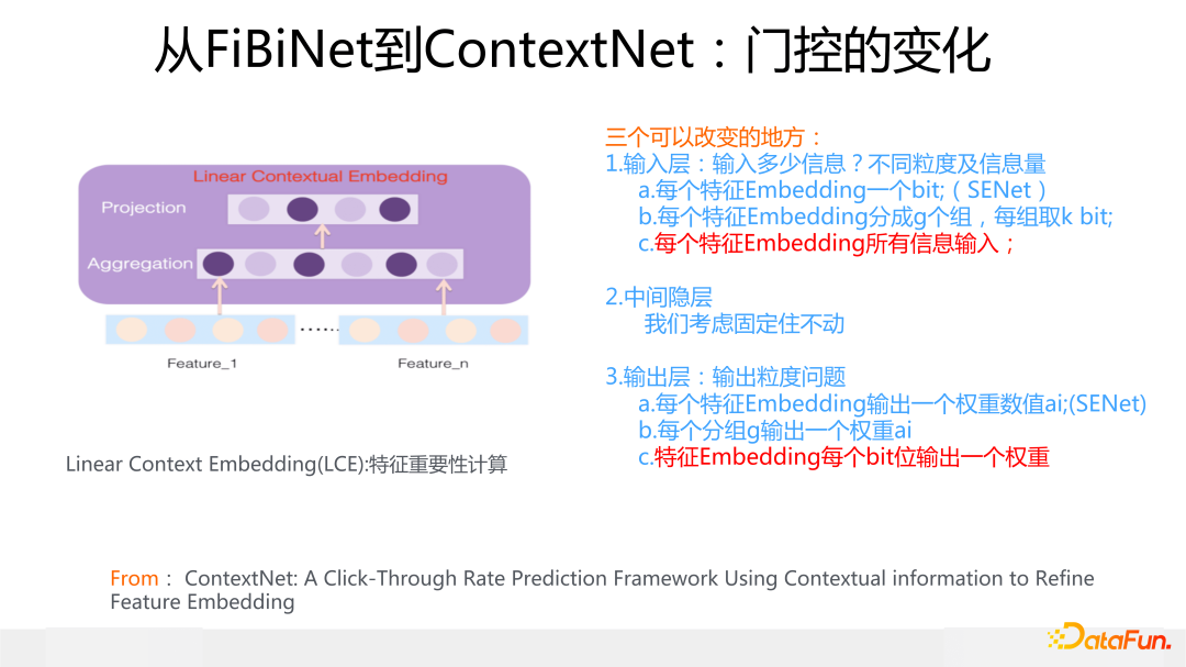 从FiBiNet到ContextNet：门控的变化